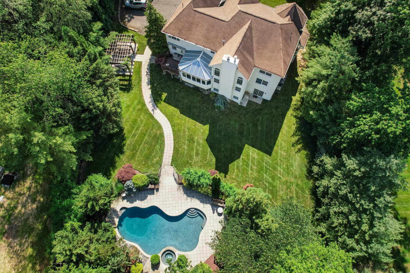 Commercial building aerial drone photography in NY Tri-State area