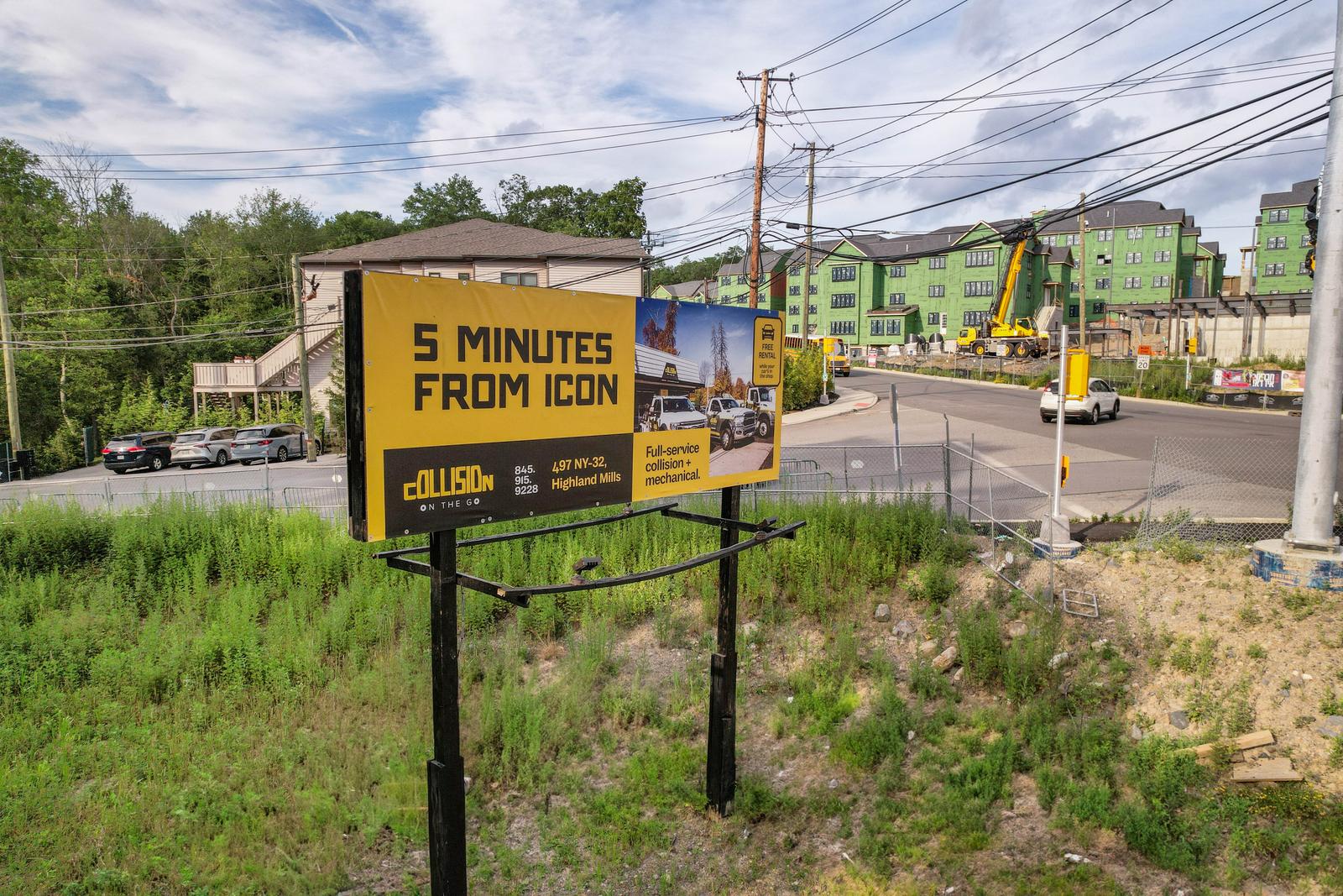 Industrial space and warehouse professional drone photography