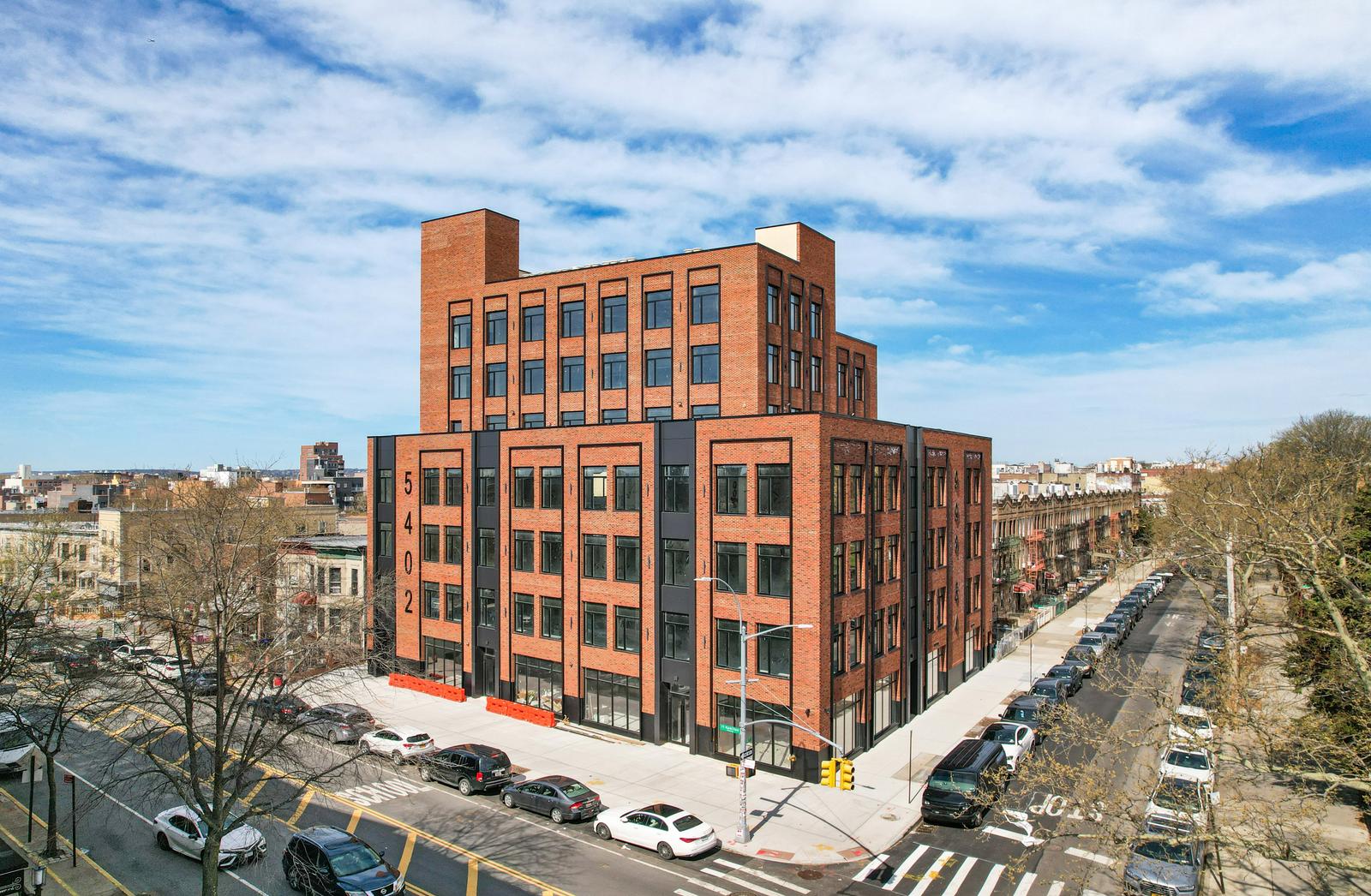 Commercial advertising drone photography for brand campaign